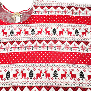 DEMDACO Womens Reindeer Christmas Holiday Poncho one size Soft Winter Knit Cloak